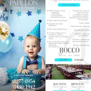 Baby Shower Rocco - Papillon Eventos y Banquetes