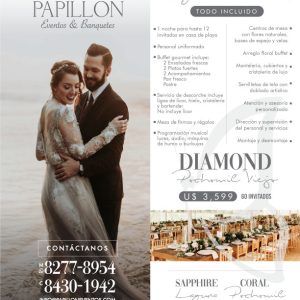 Boda Diamond - Papillon Eventos y Banquetes