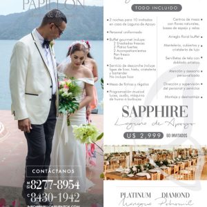 Boda Sapphire - Papillon Eventos y Banquetes